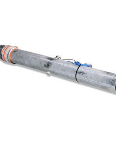 Operation unit in protection pipe 75mm galv. for Easy Slider